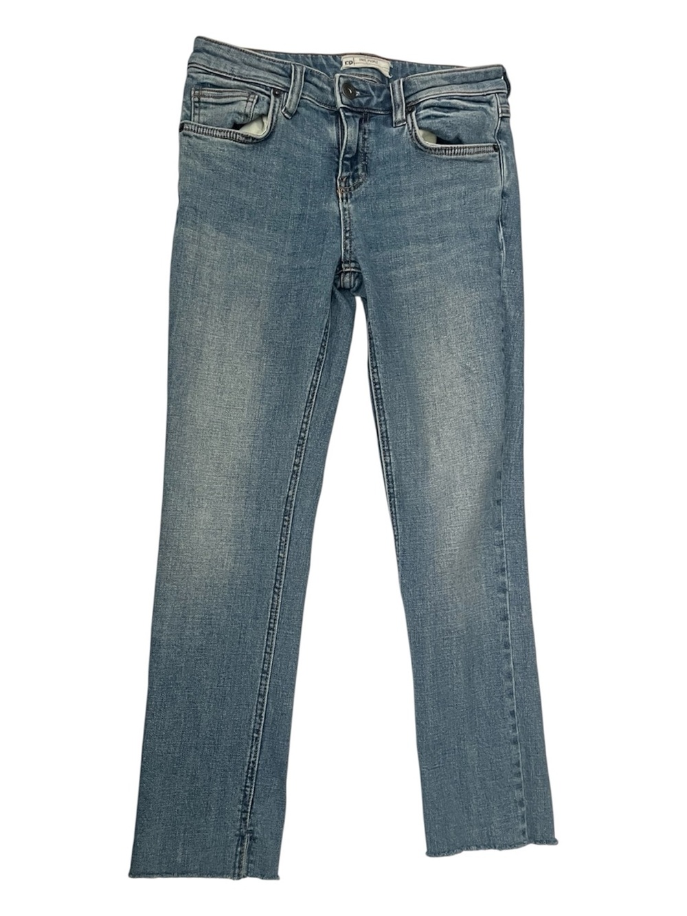 Free People ankle blue jeans size 27